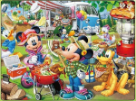 Tenyo Vaikų Dėlionė Disney Visi Kempingauja 63 Dalių Vaikų Dėlionė 3D Magic Jigsaw Puzzle Serija DL63-699 Apsauginis Dangtelis su Laikymo Dėklu