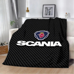 &Scaron;vedija S-Saabs S-Scanias Spausdinta antklodė Pikniko antklodės &Scaron;ilta antklodė Mink&scaron;ta ir patogi antklodė Namams Kelionėms Gimtadienio dovana 30x40in
