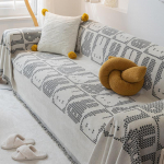 &Scaron;enilinis sofos rank&scaron;luostis Ins Style Four Seasons Universalus nuo kačių įbrėžimų naktinio staliuko užvalkalas Viskas įskaičiuota Universalus sofos užvalkalas 180*130cm