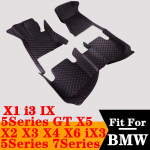 &bdquo;Sinjayer&ldquo; vandeniui atsparus automobilinis grindų kilimėlis &bdquo;FloorLiner&ldquo; kiliminės dangos kilimėlis, tinkantis BMW 5 7 serijos GT serijai X1 X2 X3 X4 X5 X6 IX3 i3 7Series 2023