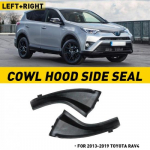 Toyota RAV4 2013-2018 Juoda Priekinė Pora Valytuvų &Scaron;oninė Gaubto Prailginimo Dangtelio Apdaila