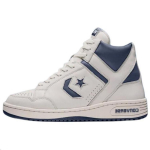 Converse Weapon Neslystantys Dėvėjimuisi Atsparūs Vidutinio Auk&scaron;čio Sportbačiai Unisex Balti ir Mėlyni 42.5