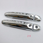 for Nissan Juke 2010 2011 2012 2013 2014 2015 2016 ABS Chrome Door Handle Cover Door Handle Car Accessories 4 Pcs J-3