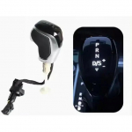 Skirta VW Passat B7/B8 Golf 6/7 Tiguan Skoda Octavia CC Scirocco DSG automatinės pavarų perjungimo rankenėlės svirties perjungimo galvutės LED lemputė WHITE-Matt Silver