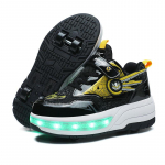 &bdquo;Rage Shoes&ldquo; įkraunami vyri&scaron;ki ir moteri&scaron;ki vaiki&scaron;ki čiuožimo batai su LED &scaron;viesa 41 rožinė/balta