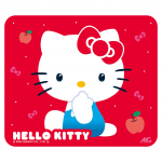 Allone žaidimų stiklinis pelės kilimėlis Sanrio personažai Hello Kitty 30 x x 30cm Grūdintas stiklas lygiam silikonui Suderinamas su optiniais žaidimų pelėmis Mielas #Unipo