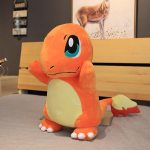 Didelis Charmander pliu&scaron;inis žaislas Mielas kim&scaron;tas anime mink&scaron;tas žaislas Sofos lovos namų dekoras Charmander lėlės pagalvė Kalėdinės dovanos 50cm