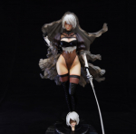 32CM NieR: Automata Yorha Type 2 B 2B YoRHa Ver Mergaitės figūrėlė PVC Veiksmo žaislas Statula Kolekcija Anime Modelis suaugusiųjų Lėlė Dovana