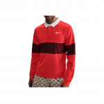 Nike Court Slam Dri-FIT ADV Patogūs, madingi, universalūs, spalvų blokų ilgarankoviai teniso mar&scaron;kinėliai vyrams IB8141-696 XL