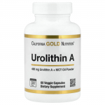 California Gold Nutrition, Urolitinas A su MCT aliejaus milteliais, 60 daržovių kapsulių