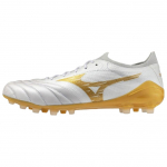 Mizuno MORELIA NEO IV B ELITE futbolo bateliai Unisex Balti Auksiniai P1GA264350 40