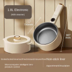 220 V elektrinis virimo aparatas Buitinis elektrinis kar&scaron;tas puodas Namų viryklė Mai&scaron;oma keptuvė ryžių viryklė 1800ml 220V
