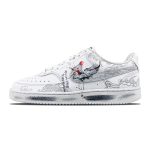 Nike Court Vision 1 The Crane's Sorrow Slip Resistant Cushioning Abrasion Resistant Low top Skateboard Shoes Unisex DH2987-101(Team434-) 42 white