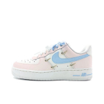 Nike Air Force 1 Rožinė Persiko spalvos Chenhai Atsparūs dilimui Žemi Teniso Batai Moteri&scaron;ki Rožiniai Mėlyni FV3654-111(Komanda641-) 38.5