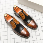 Vyri&scaron;ki Derby batai Kvadratinė nosis Suvarstomi Įvairių spalvų Batai vyrams Dydis 38-48 Proginiai batai Vyrai 38