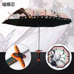 Vienas Gabalas Zoro Demonų Žudikas Katana Skėtis Saulėtas Sulankstomas Skėtis Anime Tanjirou Kimetsu No Yaiba Samurajus Katana Kardas Skėčiai