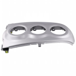 Automobilio prietaisų skydelio apatinė apdailos plok&scaron;tė 55406-0D300-B0, skirta Toyota Yaris Aralito 07-13, prietaisų skydelio klimato kontrolės panelė, sidabrinė gray