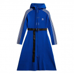 Adidas Originals x Angel Chen Ilgomis rankovėmis suknelė Moteri&scaron;ka Mėlyna GM8748 L