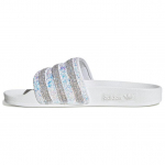 Adidas Originals ADILETTE Kompozitinio pado Kri&scaron;tolinės Neslystančios &Scaron;lepetės Moteri&scaron;kos Baltos EE4810 35⅔