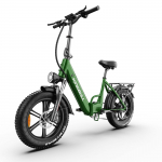 KINGBULL LITERIDE 2.0 500W Miesto elektrinis dviratis, 20 colių, didžiausia apkrova 180 kg, didžiausias nuotolis 50 km. žalia