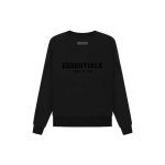 Fear of God Essentials SS22 apvalios apykaklės 'Stretch Limo' vyri&scaron;kas FOG-SS22-994 M black
