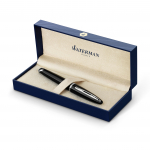 Waterman Carene Black Sea ST ra&scaron;iklis su ra&scaron;alu, plonas galiukas su 18K aukso galiuku, prabangus ra&scaron;ymo ra&scaron;iklis su dovanų dėžute S0293970