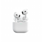 TWS Belaidės ausinės Suderinamos su AirPods 4 Aktyvus triuk&scaron;mo slopinimas Erdvės garsas IP54 Atsparios prakaitui Bluetooth Ausinės balta