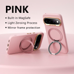 Prabangus 360&deg; besisukantis magnetinis stovas, odos pojūčio dėklas Google Pixel 11 Pro XL 10A, atsparus smūgiams, Magsafe, metalinis objektyvo dangtelis Google Pixel 10