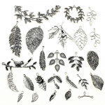 WYISYWG 30 gramų žavesio papuo&scaron;alų kūrimo lapelis ir &scaron;akelė atsitiktinis, skirtas &bdquo;pasidaryk pats&ldquo; papuo&scaron;alų radiniams, rankų darbo dirbiniams K1294 antikvarinės bronzos spalvos