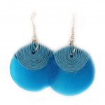 Les Tr&eacute;sors De Lily [L5191] - Boucles Cr&eacute;ateur 'Kilimanjaro' turquoise