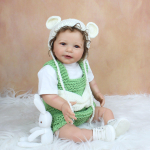 BZDOLL 55 CM 3D dažai mink&scaron;ti silikoniniai naujagimių lėlės marmurinės odos matomos venos Audiniai kūno &scaron;viesiaplaukė Liza mergaitės žaidimų namų žaislas