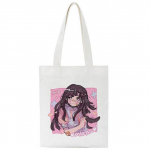 Mielas Mikan Tsumiki Spausdinti Moteri&scaron;kas apsipirkimo drobė Tote Laisvalaikis didelės talpos Ulzzang animacinių filmų moterų krep&scaron;ys 2021 Harajuku pečių krep&scaron;iai 24*26cm