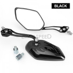 Kaca Spion Sepeda Skuter Listrik Dapat Disesuaikan 7/8 ''Spion Samping Setang untuk E-bike Sepeda Motor