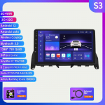 Hizpo 8GB+128GB 9'' 2Din Android 12 DSP RDS automobilinio radijo multimedijos vaizdo grotuvas, skirtas Mercedes Benz C-Class 3 W204 S204 2006-2011 SWC GPS Carplay 4G S3 8Core 3G 32G