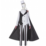 Anime bungou benamiai &scaron;unys Nikolajus Gogolis Cosplay kostiumas, apsiaustas baltas juodas uniforma Helovino kalėdiniai drabužiai 4 sezonas