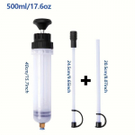 200/500 ml alyvos skysčių ekstraktoriaus užpildymo &scaron;virk&scaron;to buteliuko keitimo automobilinis degalų siurblio rankinis įrankis 500cc/17.6oz