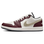 Air Jordan 1 Low SE Year of the Dragon moteri&scaron;ki sportbačiai, raudonos burės metalo-aukso-grain spalvos FJ5735-100 44.5