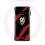 Coque pour Samsung Galaxy S9 La casa de papel masque peinture