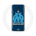 Coque pour Samsung Galaxy S5 Olympique de marseille OM logo bleu