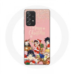 Coque pour Samsung Galaxy A52 Demon slayer merry christmas affiche Anime Manga