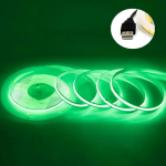 USB COB juostelė DC 5V 320Leds/M balta/raudona/rožinė/ledo mėlyna/geltona spintelės &scaron;viesos lempa TV foninis ap&scaron;vietimas lanksti juostelė virvė LED juostelė 2M