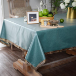 Vandeniui ir aliejui atsparus stalo kilimėlis Svetainės buitinė staltiesė Europieti&scaron;ko stiliaus valgomojo staltiesė Kavos staltiesė 110*160cm &scaron;viesiai ruda spalva