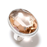 Morganite Gemstone Handmade 925 Sterling Silver Gift Jewelry Ring Size 9 q6b66