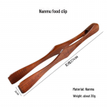 Nanmu Barbecue Kitchen Food Wooden Clips - duonai, salotoms, vaisiams ir desertui 27*6.5*3cm Nanmu bread clip