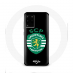 Coque Samsung Galaxy S11 Plus scp sporting portugal fond noir Maniacase juoda