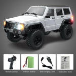 C8809 1/18 RC Automobilis 2.4G Nuotolinio Valdymo Vik&scaron;rinis 4WD Elektrinis Laipiojimo Beveikeliu Modelis Automobilis Žaislai Vaikams balta