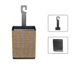 Kalnų kri&scaron;tolu inkrustuota automobilio &scaron;iuk&scaron;liadėžė, laikymo konteineriai, plastikinė spalvoto deimanto galinė laikymo dėžė, &scaron;iuk&scaron;lių rinktuvas, blizgūs automobilio pakabinami priedai