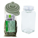 Flacon &agrave; &eacute;pices poudreur + entonnoir + persil bio 15 g