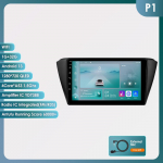 Hizpo &bdquo;Carplay 4G 9&ldquo; automobilio radijas su &bdquo;Android&ldquo; ry&scaron;iu, skirtas &bdquo;Skoda Fabia 3 III&ldquo; 2015 2016 2017 2018 2019 m. multimedijos grotuvas su navigacija, GPS, 2 DIN stereofoninis DSP, &bdquo;Bluetooth&ldquo; DVR P1 4Core 1G 32G