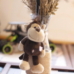 Mini mi&scaron;ko gyvūnai i&scaron;kam&scaron;yti pliu&scaron;iniai lėlės žaislai animacinis liūtas tigras dramblys beždžionė žirafa lėlė raktų pakabukas vaikui mergaitei gimtadienio dovanos 15cm